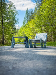 0 zestaw stół + fotel z plastiku premium r-koncept