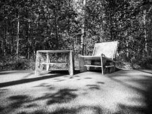 2 zestaw stół + fotel z plastiku premium r-koncept